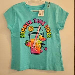CHILDREN'S PLACE - Girls Summer Time Vibes Graphic Tee (NWT)